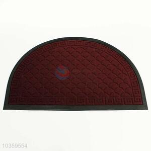 No-slip half-circle shaped floor mat door mat