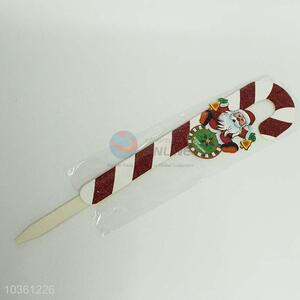 Christmas style factory price crutch shape festival decoration