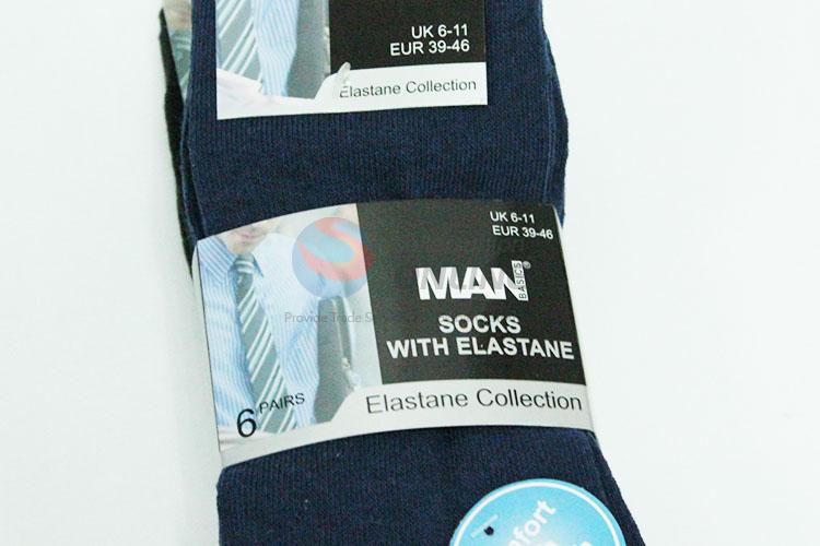 Mens 6pk Plain Bng Socks