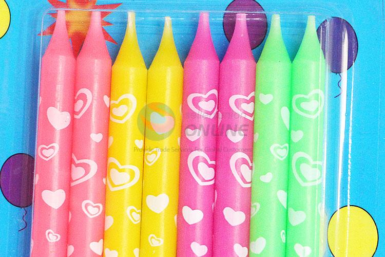 Pretty Cute Birthday Cake Candles Colorful Party Candle