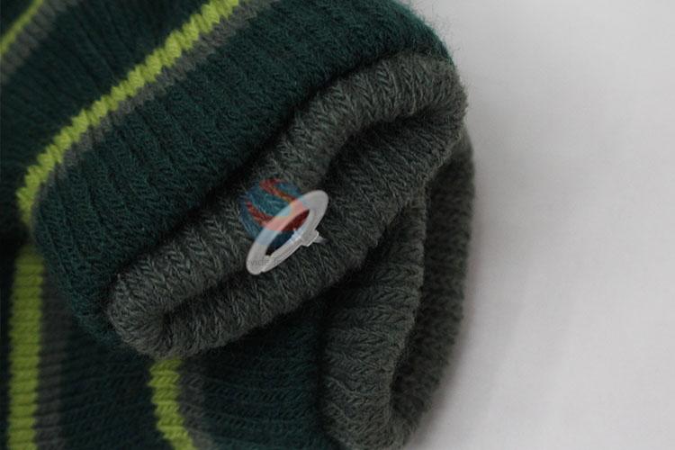 China factory supply stripe knitted gloves for children