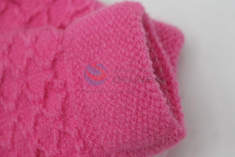 Factory direct knitted gloves for girls 