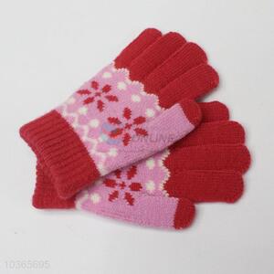 Factory supply knitted gloves for children