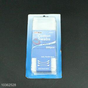 China factory price 500pcs plastic handle cotton swabs