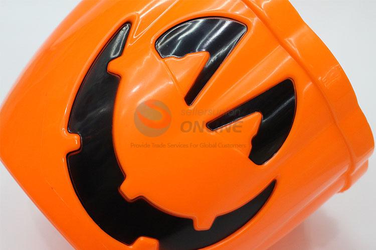 New Plastic Halloween Pumpkin Party Candy Buckets Decor Prop