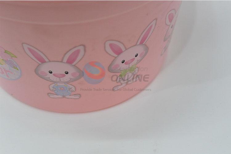 Hot sale hight quality cute rabbit printing easter buckets