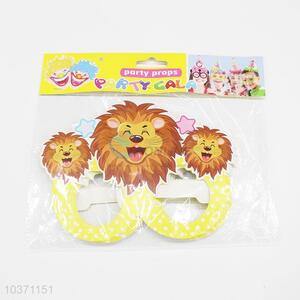 Great low price 6pcs birthday use lion glasses