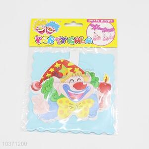 Low price best sales clown pattern party decoration