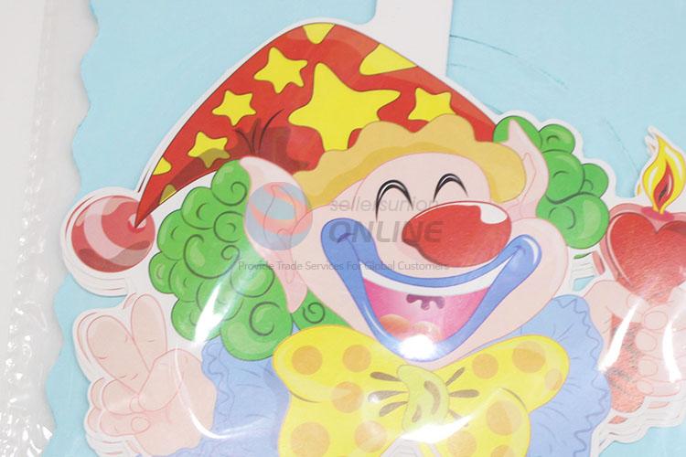 Low price best sales clown pattern party decoration