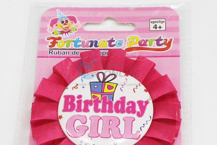 Good quality cheap party use tinplate badge