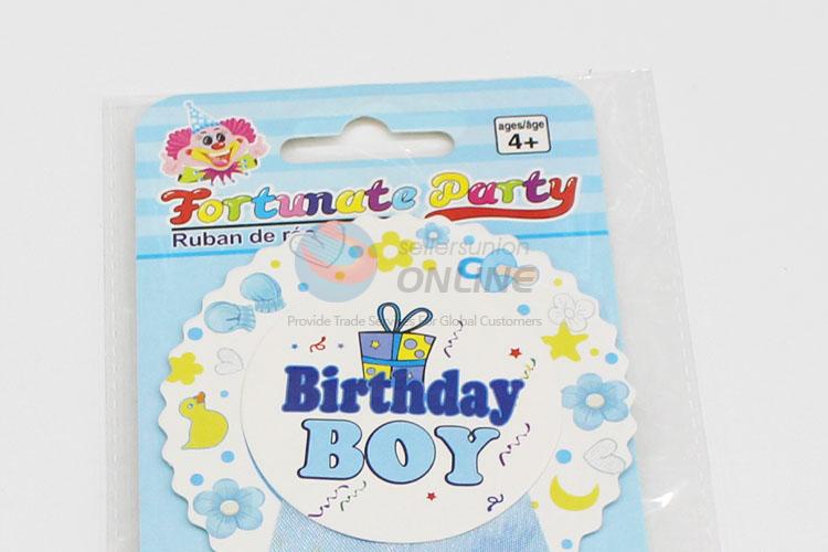 Wholesale cheap party use tinplate badge