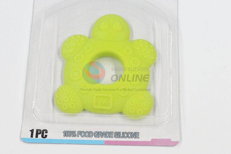 New Promotional FDA food grade silicone teether turtle bead teether tortoise teething