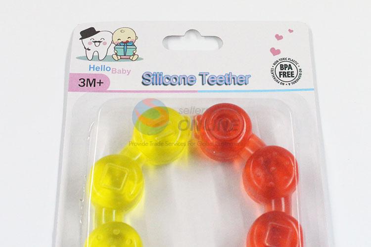 DIY custom ring shaped baby teether beads