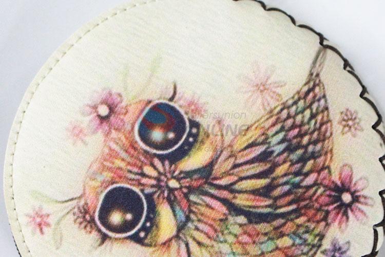 Colorful best owl pattern pu coin purse