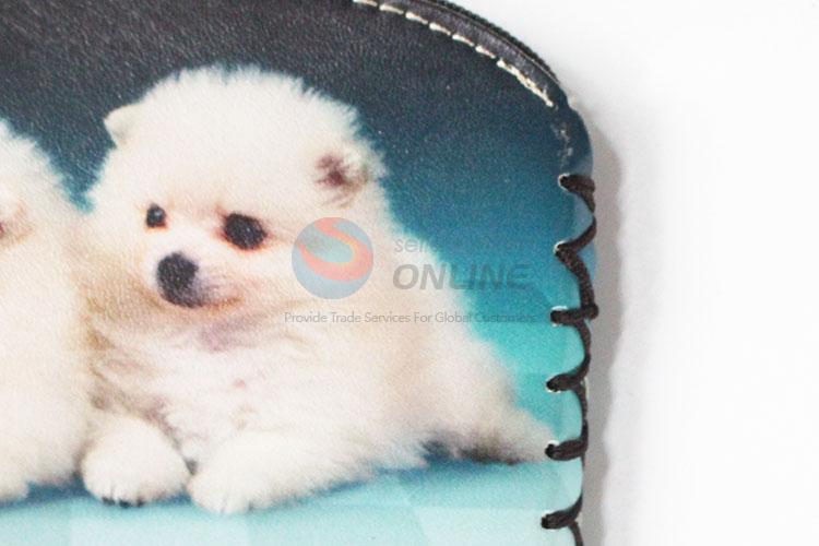 High sales low price dog pattern pu coin purse