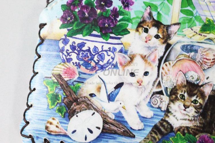 Factory price wholesale cat pattern pu coin purse