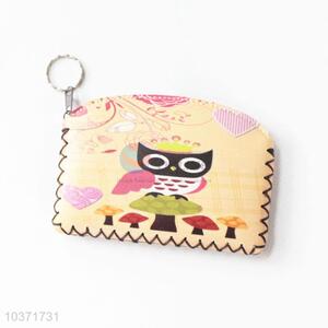 China factory price best owl pattern pu coin purse