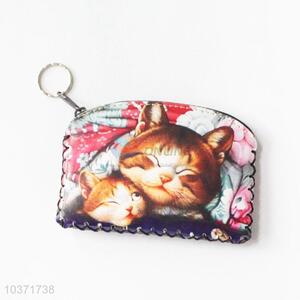 Popular new style cat pattern coin purse