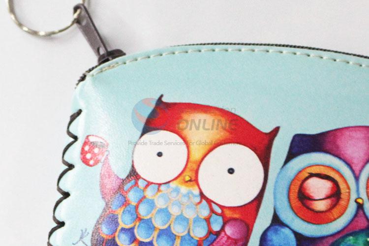 Promotional new style owl pattern coin purse