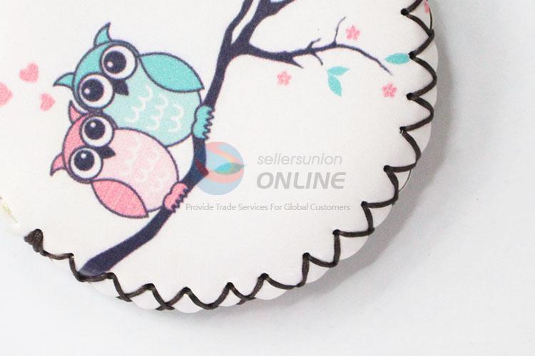 Popular owl pattern round coin purse