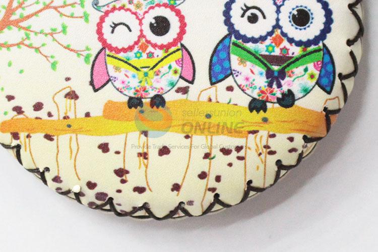 Best inexpensive owl pattern round coin purse