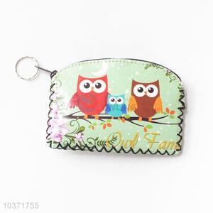 New style cool colorful owl pattern coin purse