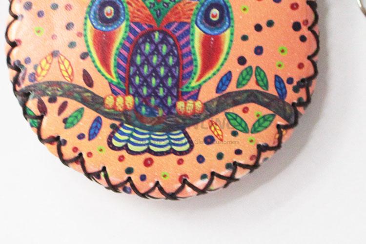 Wholesale cheap owl pattern round coin purse