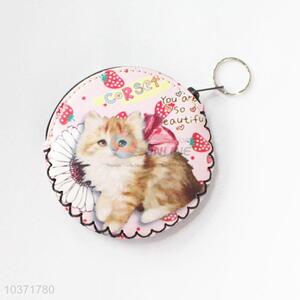 New product low price cat pattern round coin purse