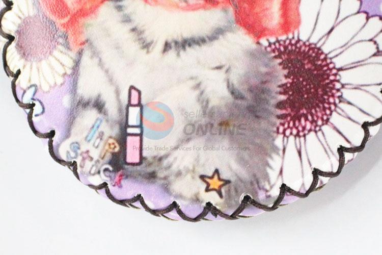 Best sales cheap cat pattern round coin purse