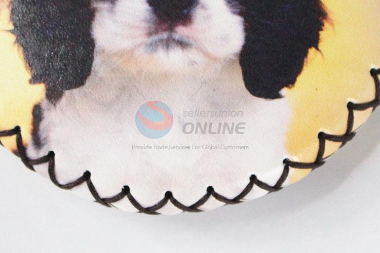 Cute best popular dog pattern round coin purse