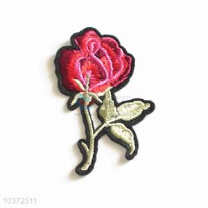 Promotional Gift DIY Exquisite Flower Embroidered Sew On Patch