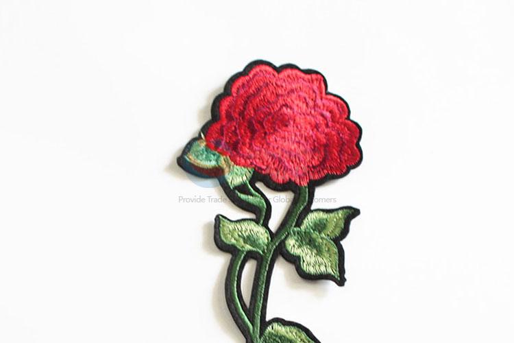 Delicate Design Floral Embroidery Patches Cloth