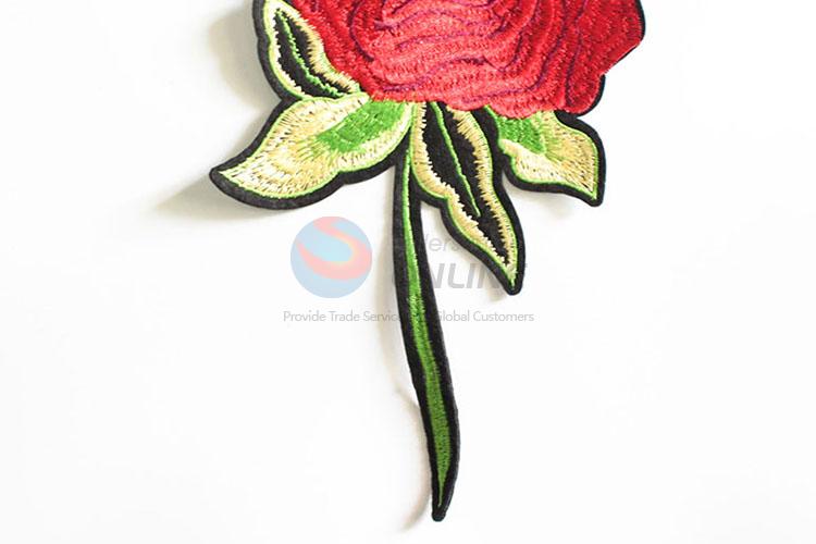 Unique Design Floral Embroidery Patches Cloth