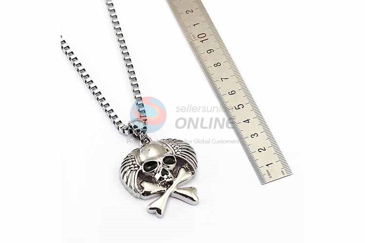 Skull Pendant Punk Zinc Alloy jewellery Necklace