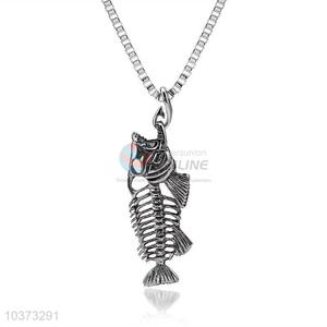 Fish Pendant Punk Zinc Alloy jewellery Necklace