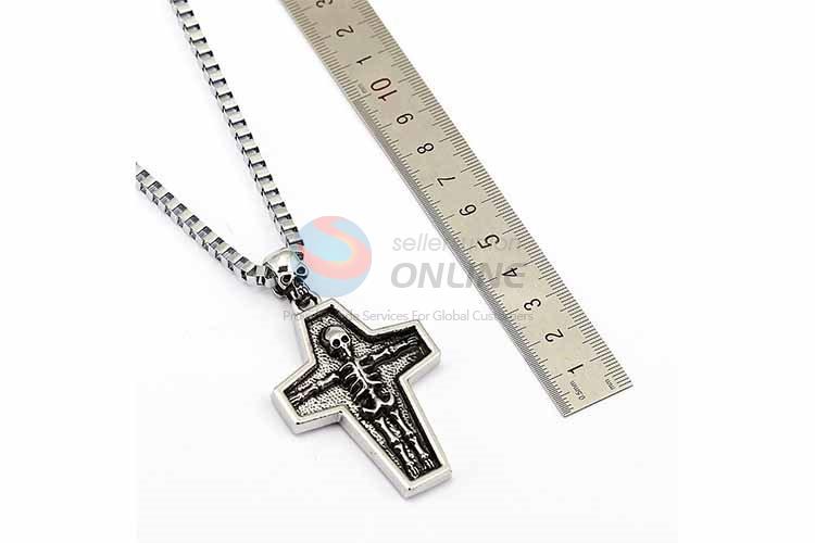 Cross Pendant Punk Zinc Alloy jewellery Necklace