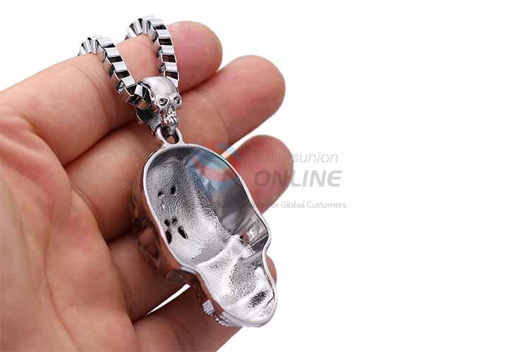 Skull Pendant Punk Zinc Alloy jewellery Necklace