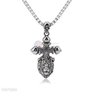 Cross Pendant Punk Zinc Alloy jewellery Necklace