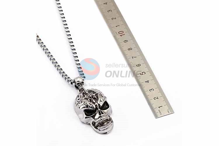 Skull Pendant Punk Zinc Alloy jewellery Necklace