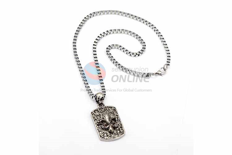 Skull Pendant Punk Zinc Alloy jewellery Necklace