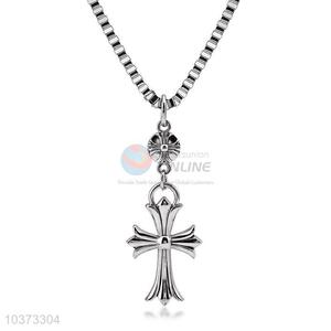 Cross Pendant Punk Zinc Alloy jewellery Necklace