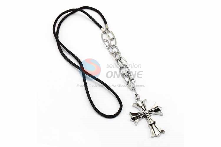 Cross Pendant Punk Zinc Alloy jewellery Necklace