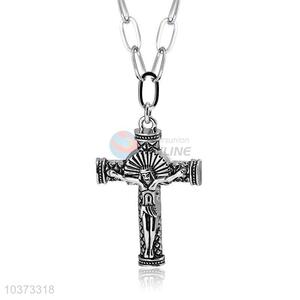 Cross Pendant Punk Zinc Alloy jewellery Necklace