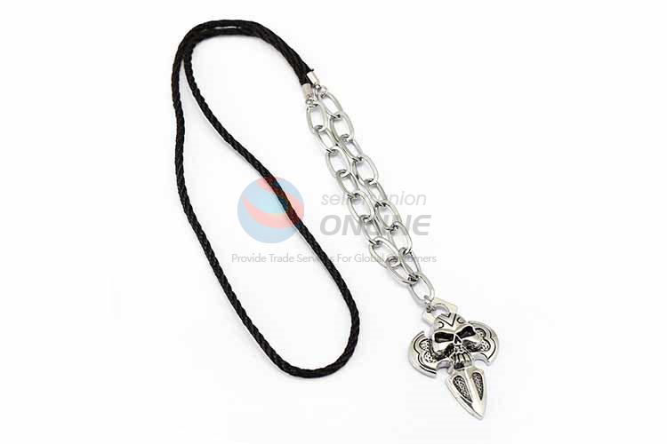 Skull Pendant Punk Zinc Alloy jewellery Necklace