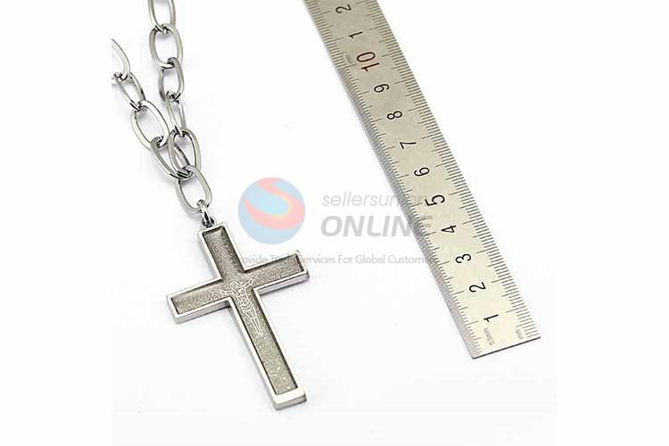 Cross Pendant Punk Zinc Alloy jewellery Necklace