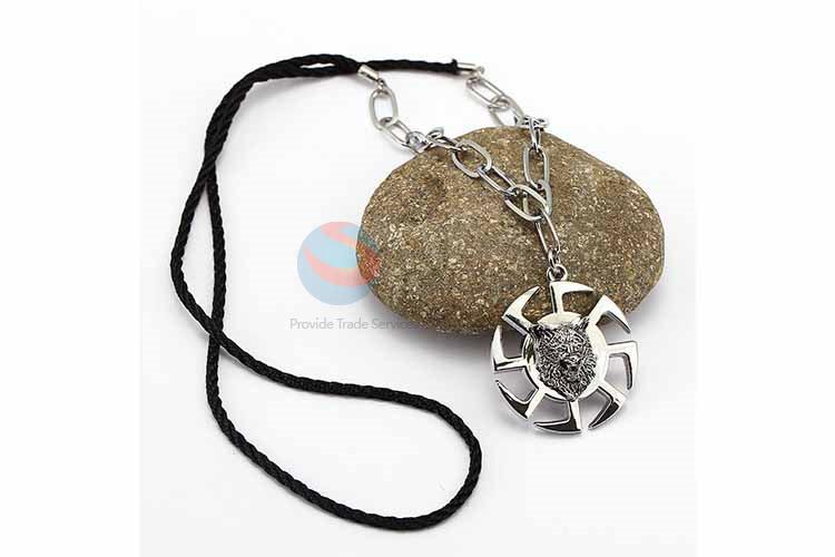 Sun Pendant Punk Zinc Alloy Jewellery Necklace