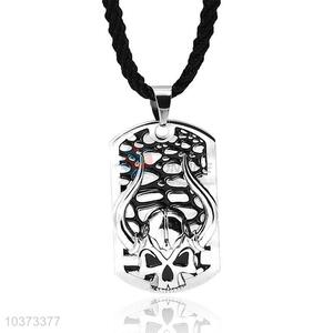 Skull Pendant Punk Zinc Alloy Jewellery Necklace