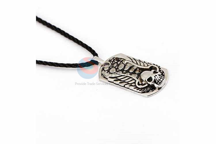 Skull Pendant Punk Zinc Alloy Jewellery Necklace