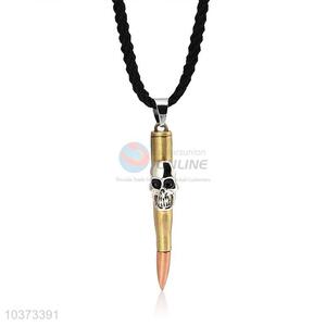 Bullet Shaped Punk Zinc Alloy Jewellery Necklace