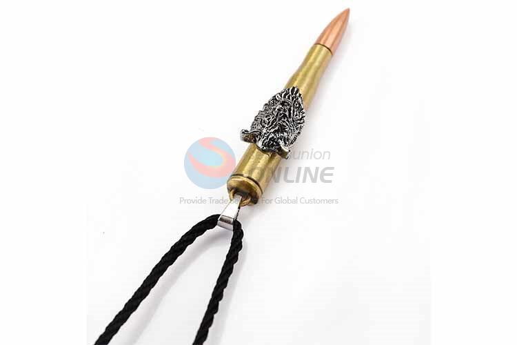 Bullet Shaped Punk Zinc Alloy Jewellery Necklace